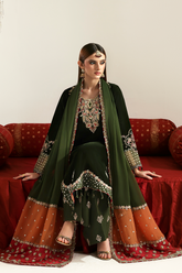 Aarish embroidered velvet formal outfit by Emaan Adeel at Highway Fashion